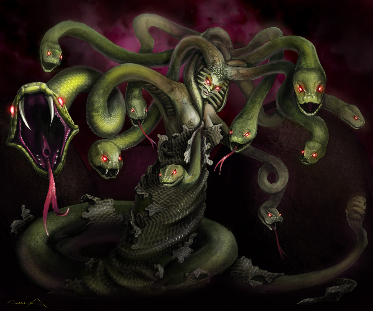 Шенлу змея демон